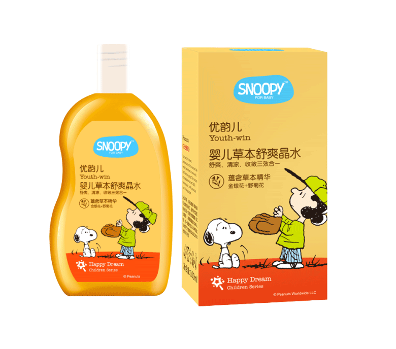 SNOOPY嬰兒草本舒爽晶水